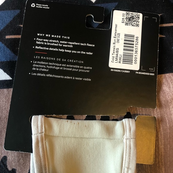 Lululemon Cold Terrain Run Ear Warmer/Headband O/S - Picture 5 of 6